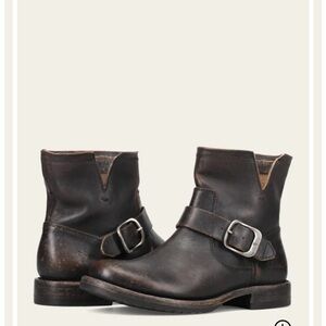 Frye Veronica flex bootie ankle boots antique black NWOT